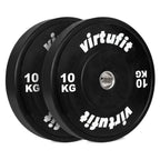 VirtuFit Bumper Plate - Olympische Halterschijf van Rubber - 50 mm - set 2 x 10 kg - Hoofdafbeelding