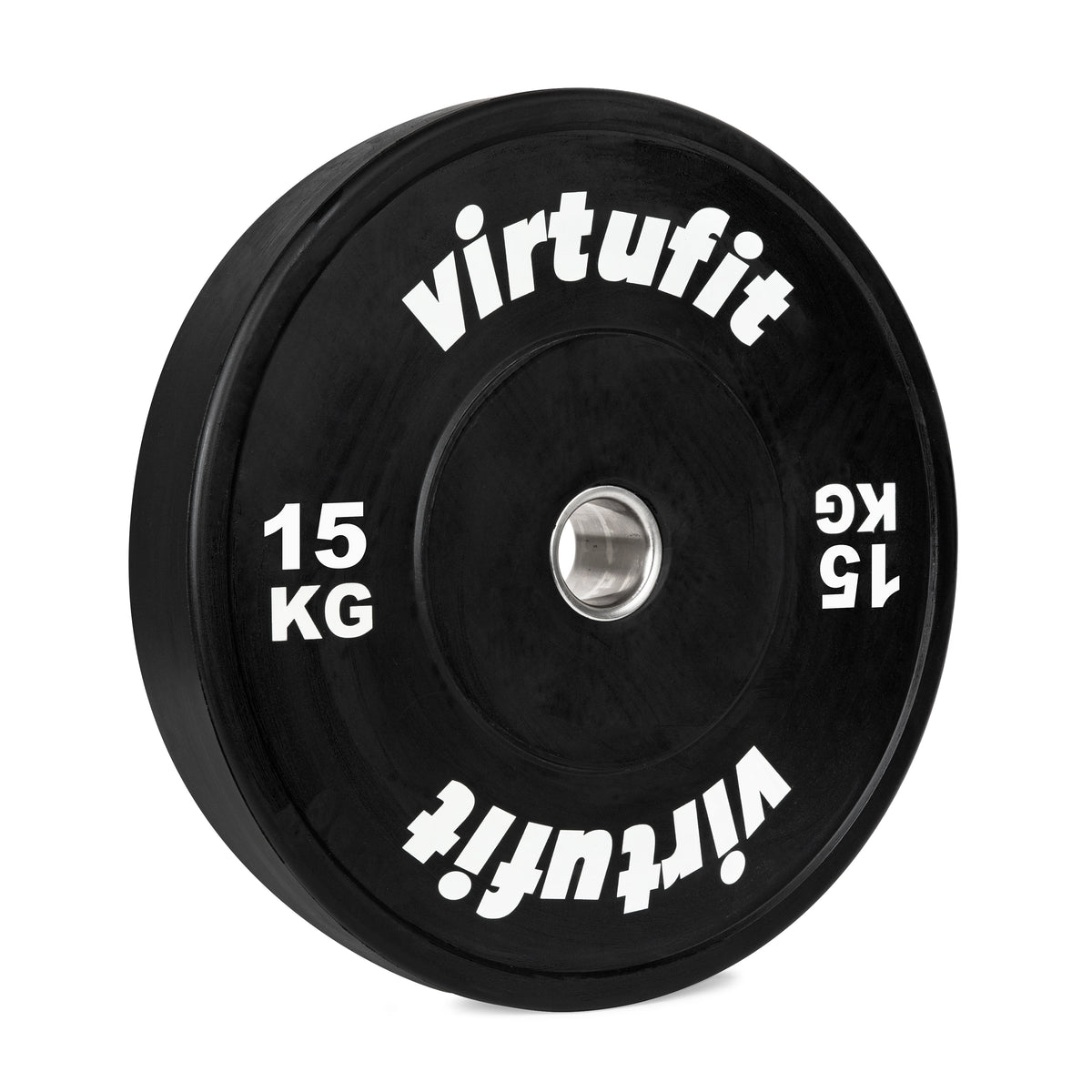 VirtuFit Bumper Plate - Olympische Halterschijf van Rubber - 50 mm - 15 kg - Hoofdafbeelding