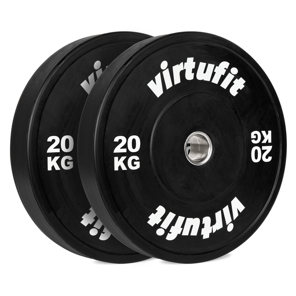 VirtuFit Bumper Plate - Olympische Halterschijf van Rubber - 50 mm - set 2 x 20 kg - Hoofdafbeelding