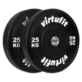 VirtuFit Bumper Plate - Olympische Halterschijf van Rubber - 50 mm - set 2 x 25 kg - Hoofdafbeelding