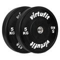 VirtuFit Bumper Plate - Olympische Halterschijf van Rubber - 50 mm - set 2 x 5 kg - Hoofdafbeelding