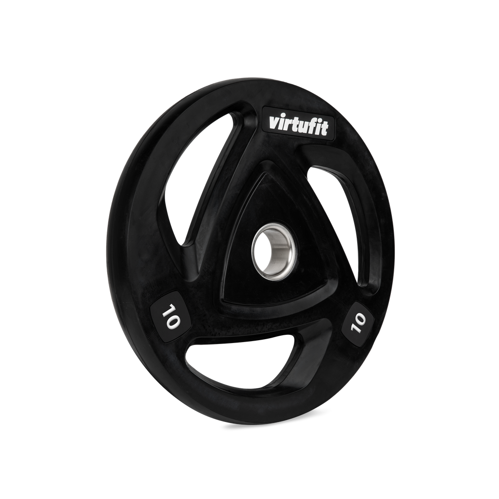 VirtuFit Olympische Rubberen Halterschijf - 10 kg - Hoofdafbeelding