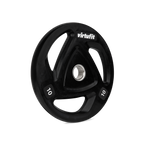 VirtuFit Olympische Rubberen Halterschijf - 10 kg - Hoofdafbeelding