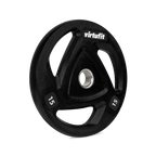 VirtuFit Olympische Rubberen Halterschijf - 15 kg - Hoofdafbeelding