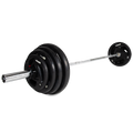 VirtuFit Olympische Rubberen Halterset - 120 kg - Hoofdafbeelding