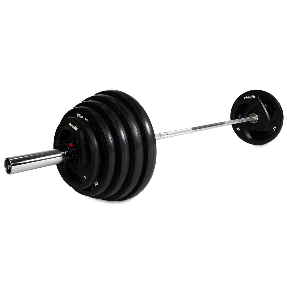 VirtuFit Olympische Rubberen Halterset - 170 kg - Hoofdafbeelding