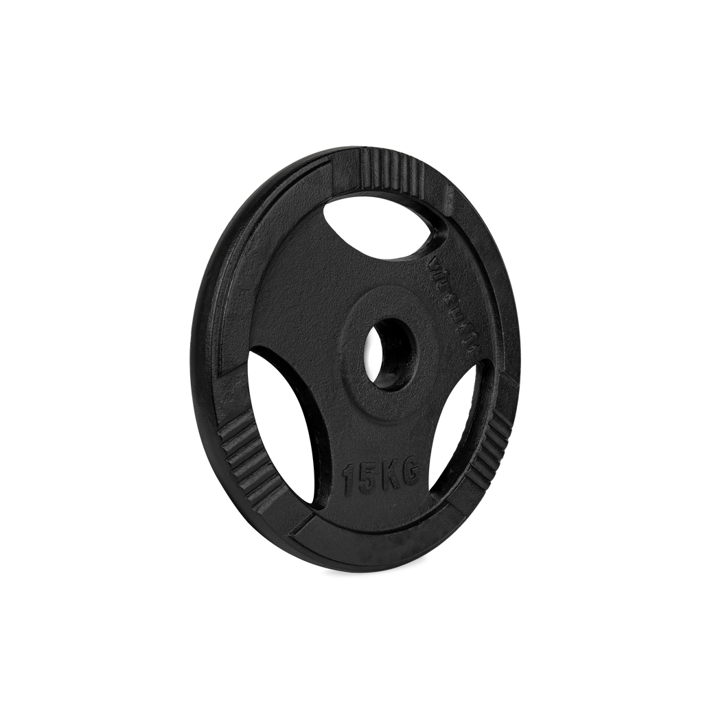 VirtuFit Olympische Gietijzeren Halterschijf - 15 kg - Hoofdafbeelding