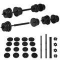 VirtuFit Verstelbare Dumbbellset - 2 in 1 Set - 30 kg - Vinyl - Hoofdafbeelding