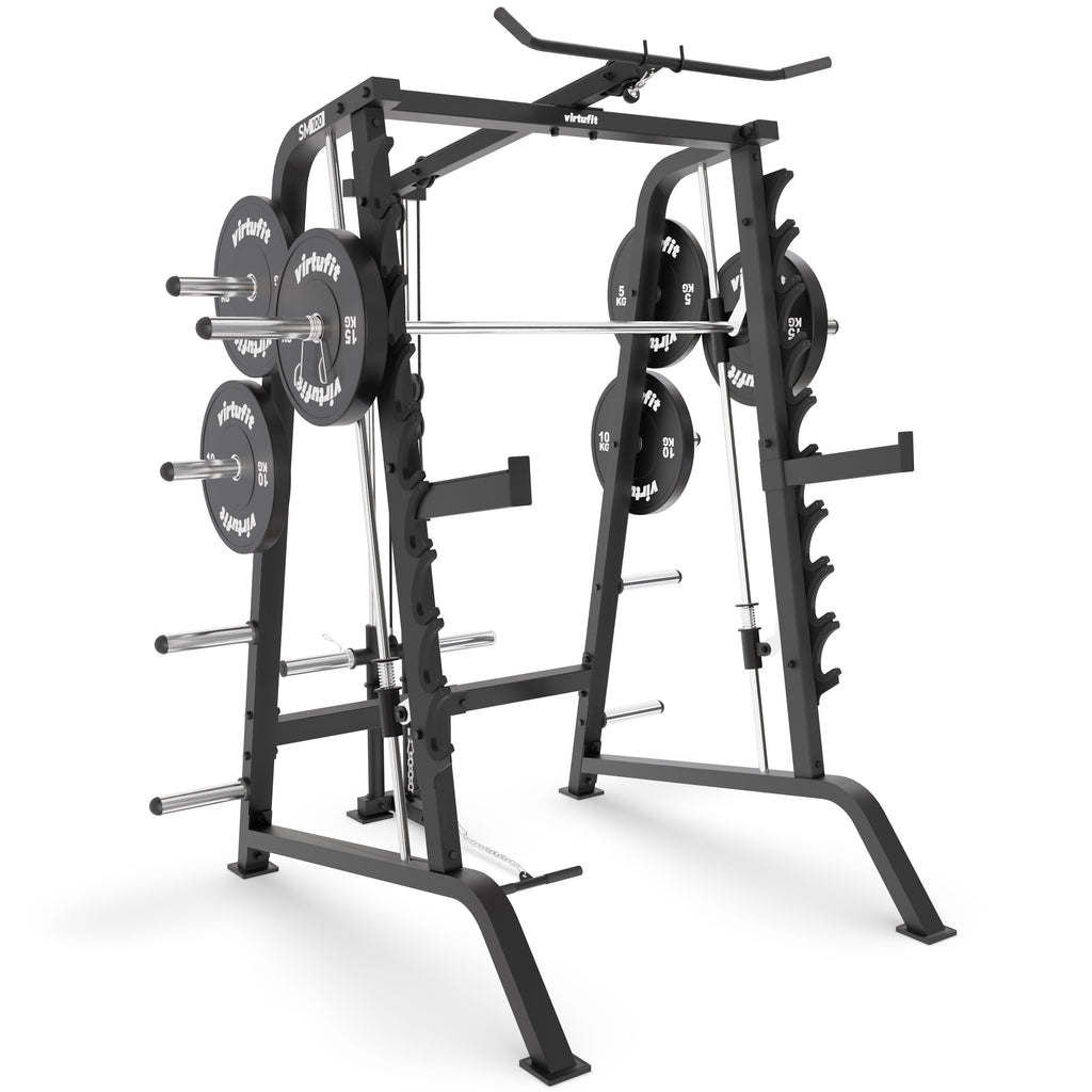 VirtuFit SM100 Smith Machine – Inclusief 100 kg Bumper Plates Set – Krachtstation - Hoofdafbeelding