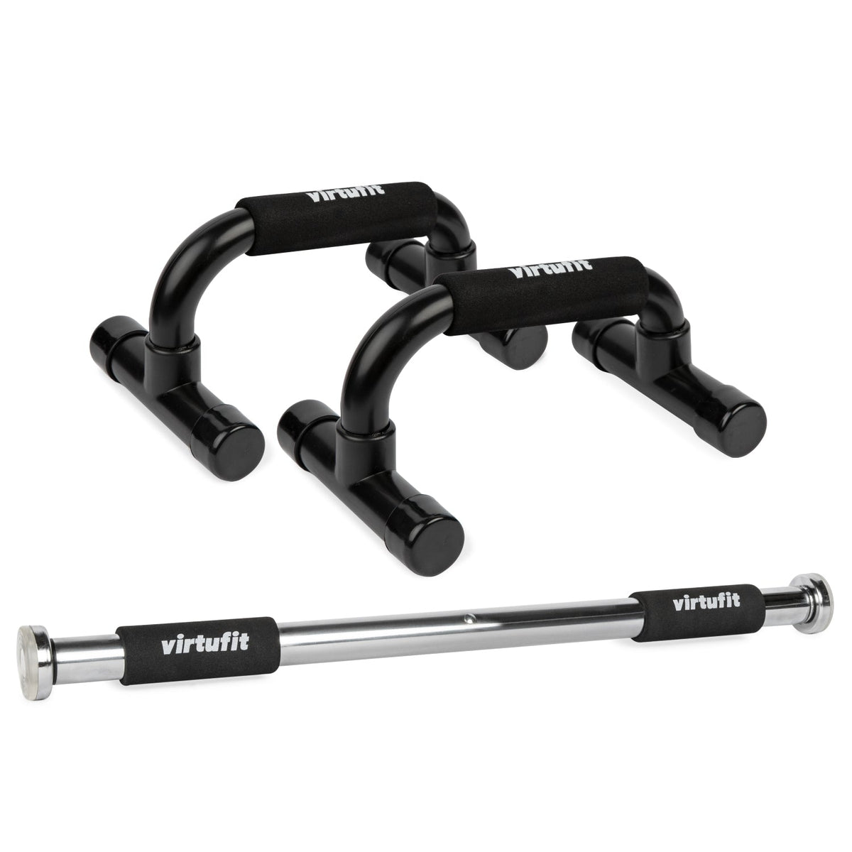 VirtuFit Combideal: Optrekstang + Opdruksteunen - Hoofdafbeelding