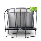 VirtuFit Premium Rechthoekige Trampoline met Veiligheidsnet - Zwart - 183 x 274 cm - Gratis trap - Hoofdafbeelding