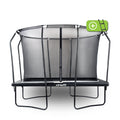 VirtuFit Premium Rechthoekige Trampoline met Veiligheidsnet - Zwart - 213 x 305 cm - Gratis trap - Hoofdafbeelding