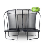 VirtuFit Premium Rechthoekige Trampoline met Veiligheidsnet - Zwart - 213 x 305 cm - Gratis trap - Hoofdafbeelding