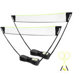 VirtuFit 2-in-1 tragbares Badminton- und Tennisset - inklusive Koffer und Schläger - Zweite Chance