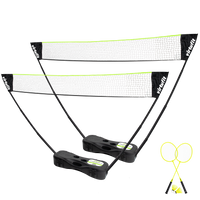 VirtuFit 2-in-1 Portable Badminton- en Tennisset - Inclusief koffer en rackets - Hoofdafbeelding