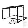 VirtuFit Kinder Voetbaldoelen Set met 2 Ballen en Pomp - Voetbalgoals - 92 x 64 cm - Hoofdafbeelding