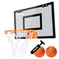 VirtuFit Pro Mini Basketbalbord met 2 Ballen en Pomp - Zwart - Hoofdafbeelding