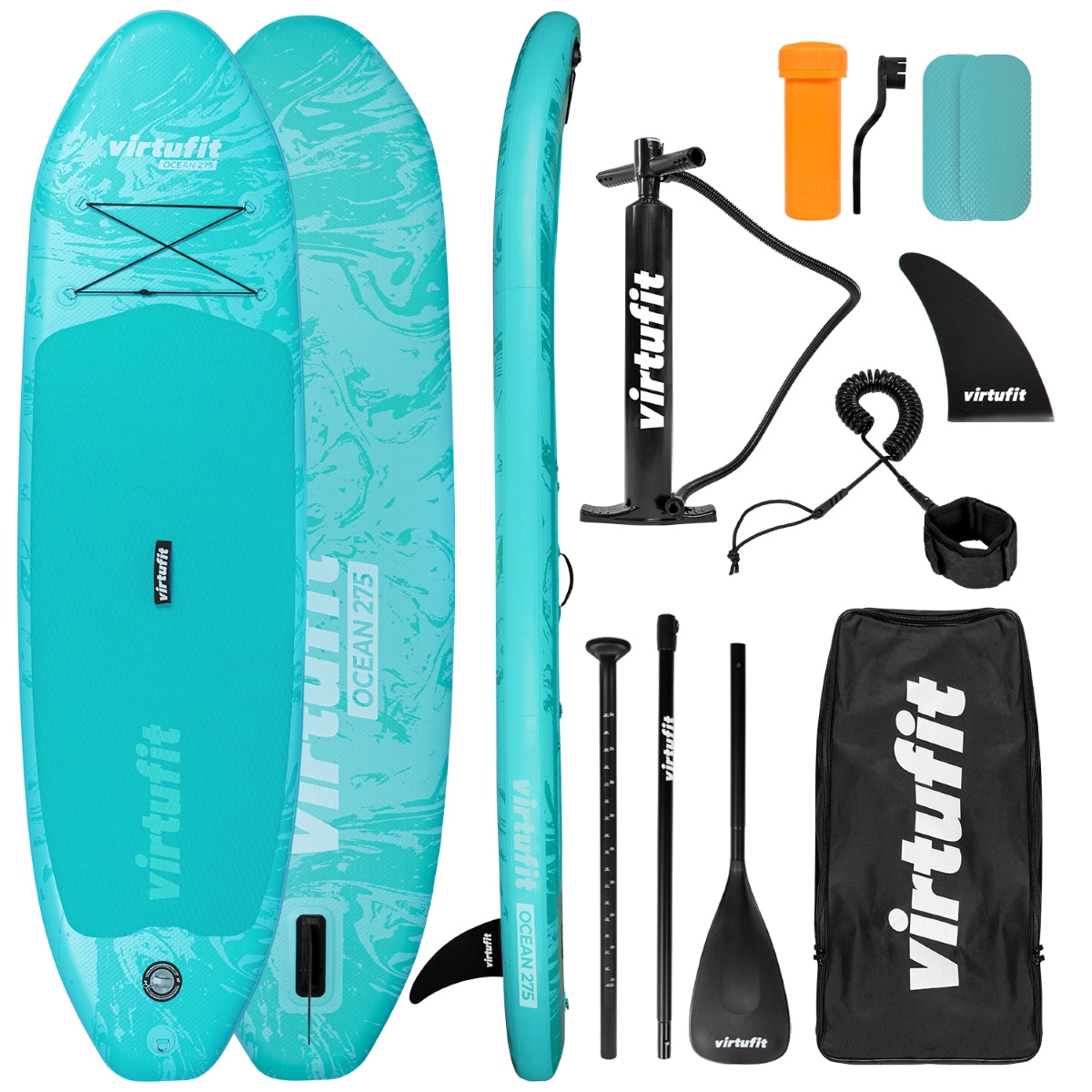 VirtuFit Supboard Ocean 275 - Turquoise - Met accessoires en draagtas - Hoofdafbeelding