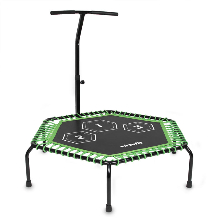 VirtuFit Fitness Trampoline Pro met Handvat - Zwart - 127 cm - Hoofdafbeelding