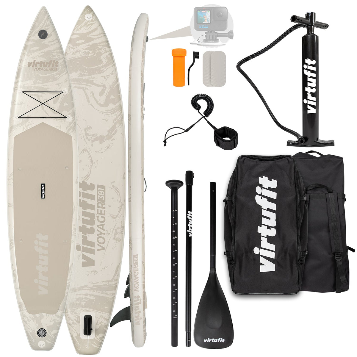 Virtufit Supboard Voyager 381 - Sand Beige - Inclusief accessoires en draagtas - Hoofdafbeelding