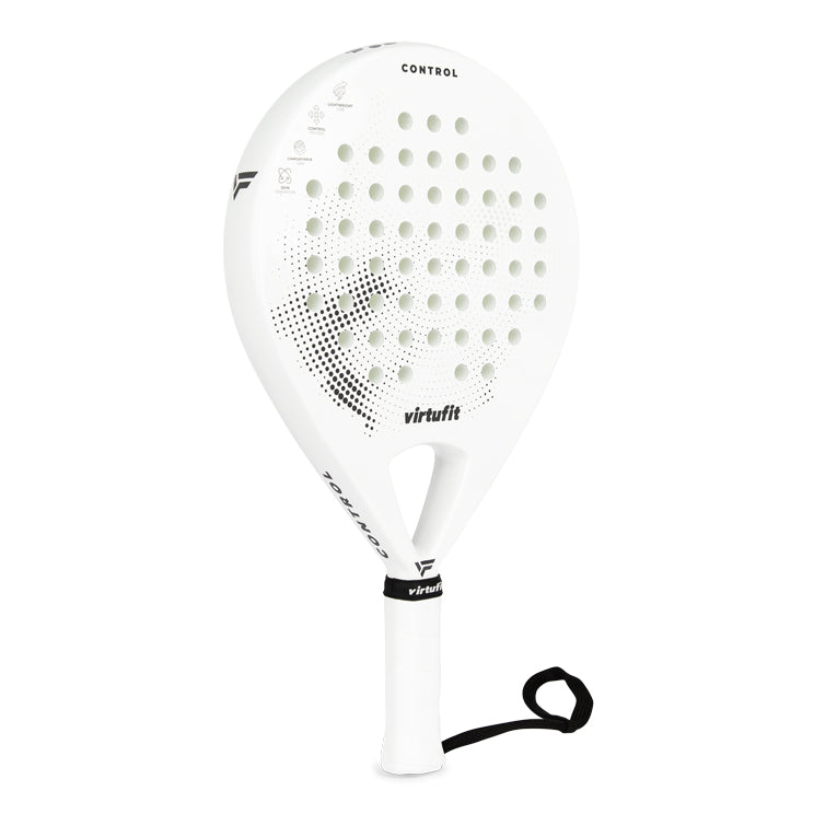 VirtuFit Control Padel Racket - Wit - Zwart - Hoofdafbeelding