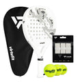 VirtuFit Hybrid Padel Set - Wit - Grijs - Hoofdafbeelding