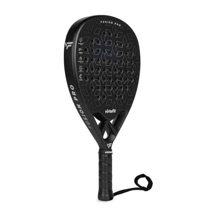 VirtuFit Fusion Pro Padel Racket - Zwart - Silver - Hoofdafbeelding
