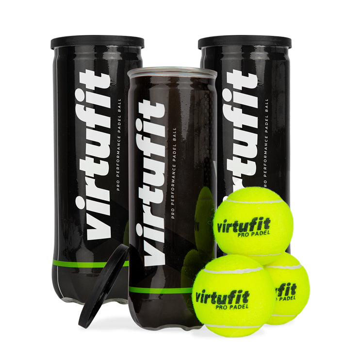 VirtuFit Pro Padel Ballen - Set / 3 x 3 ballen - Hoofdafbeelding