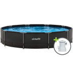VirtuFit Rond Zwembad - 366 cm - Inclusief Filterpomp - Tweedekans - Hoofdafbeelding