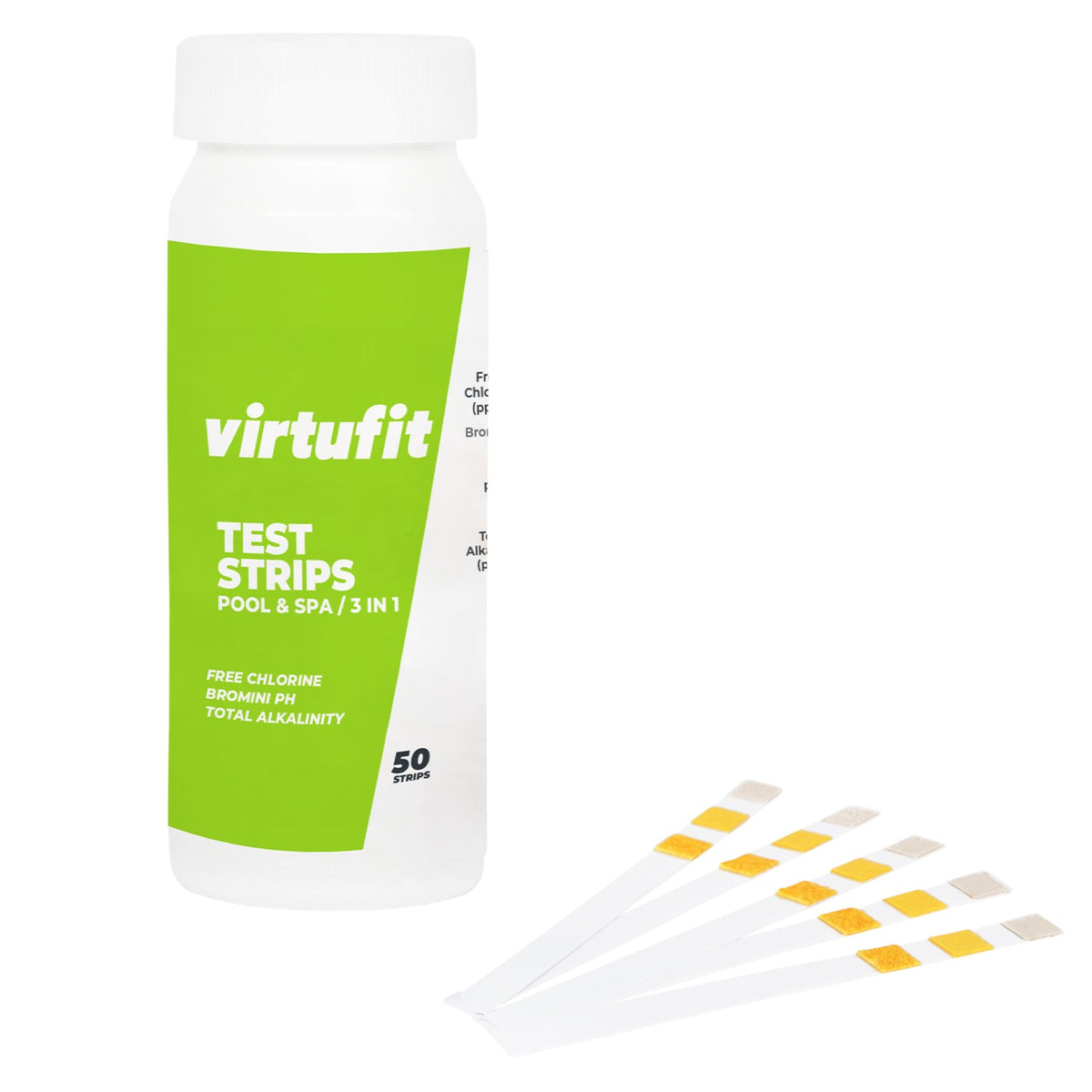 VirtuFit Zwembad Teststrips - 50 Stuks - Hoofdafbeelding