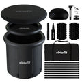 VirtuFit IJsbad XXL - 375 Liter - Antraciet - Inclusief accessoires - Hoofdafbeelding