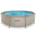VirtuFit Rond Zwembad - Ø244 x 76 cm - Beige - Hoofdafbeelding
