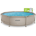 VirtuFit Rond Zwembad - Ø305 x 76 cm - Beige - Inclusief Filterpomp - Hoofdafbeelding