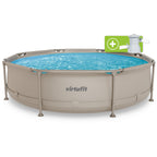 VirtuFit Rond Zwembad - Ø305 x 76 cm - Beige - Inclusief Filterpomp - Hoofdafbeelding