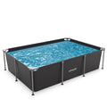 VirtuFit Rechthoekig Zwembad - 260 x 180 x 66 cm - Antraciet - Hoofdafbeelding