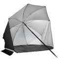 VirtuFit Strandparasol - Windscherm - Strandtent - 160 cm - Zwart - Hoofdafbeelding