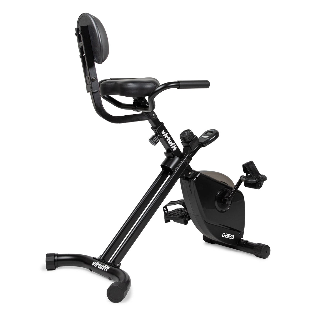 VirtuFit DB100 Opvouwbare Deskbike met Rugleuning - Bureaufiets met Computer - Hoofdafbeelding