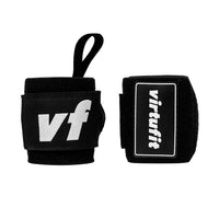 VirtuFit Elastische Wrist Wraps - Zwart - Hoofdafbeelding