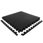 VirtuFit Fitness Puzzelmat - 12-delige Vloermat - 240 x 180 cm - Zwart - Hoofdafbeelding