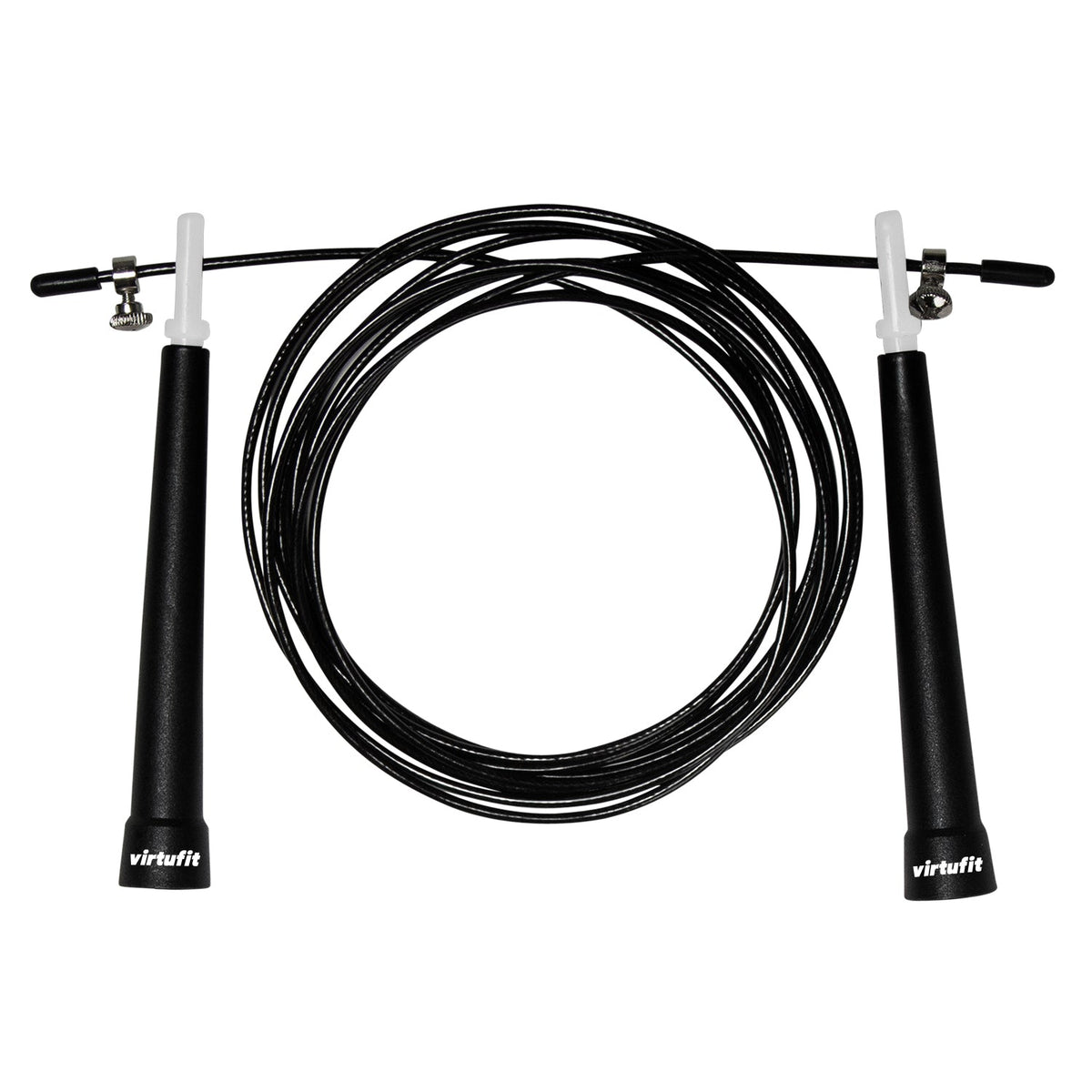 VirtuFit Speedrope - Springtouw - Verstelbaar - Zwart - Hoofdafbeelding
