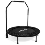 VirtuFit Opvouwbare Fitness Trampoline met Handvat - Zwart - 100 cm - Hoofdafbeelding