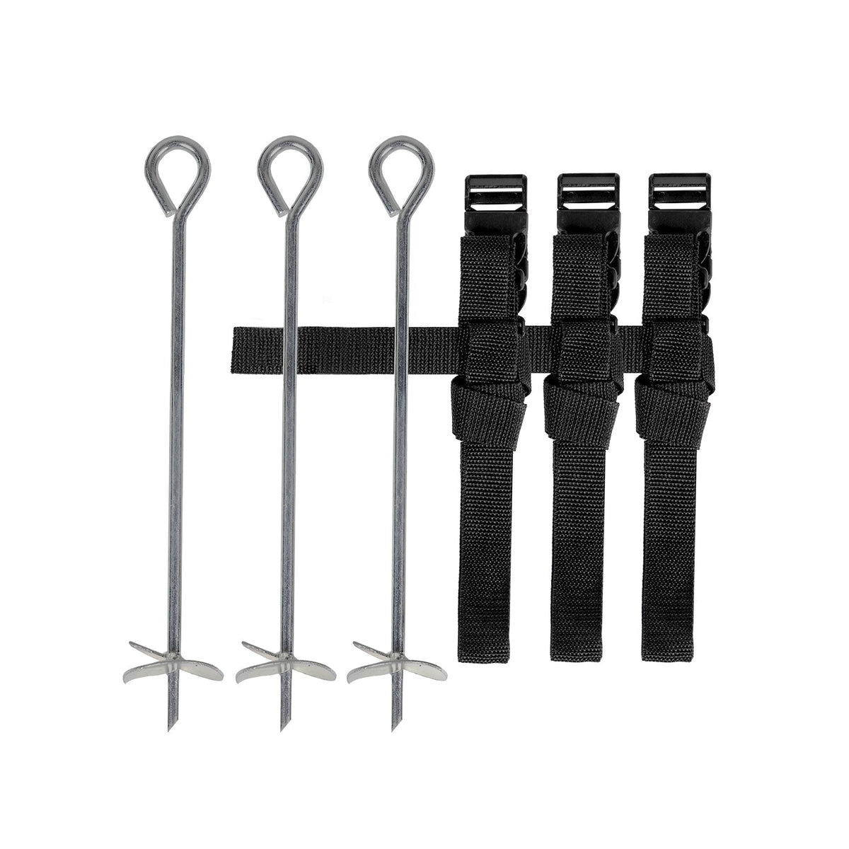 VirtuFit Trampoline Verankering Set - 183 en 251 cm - Productafbeelding