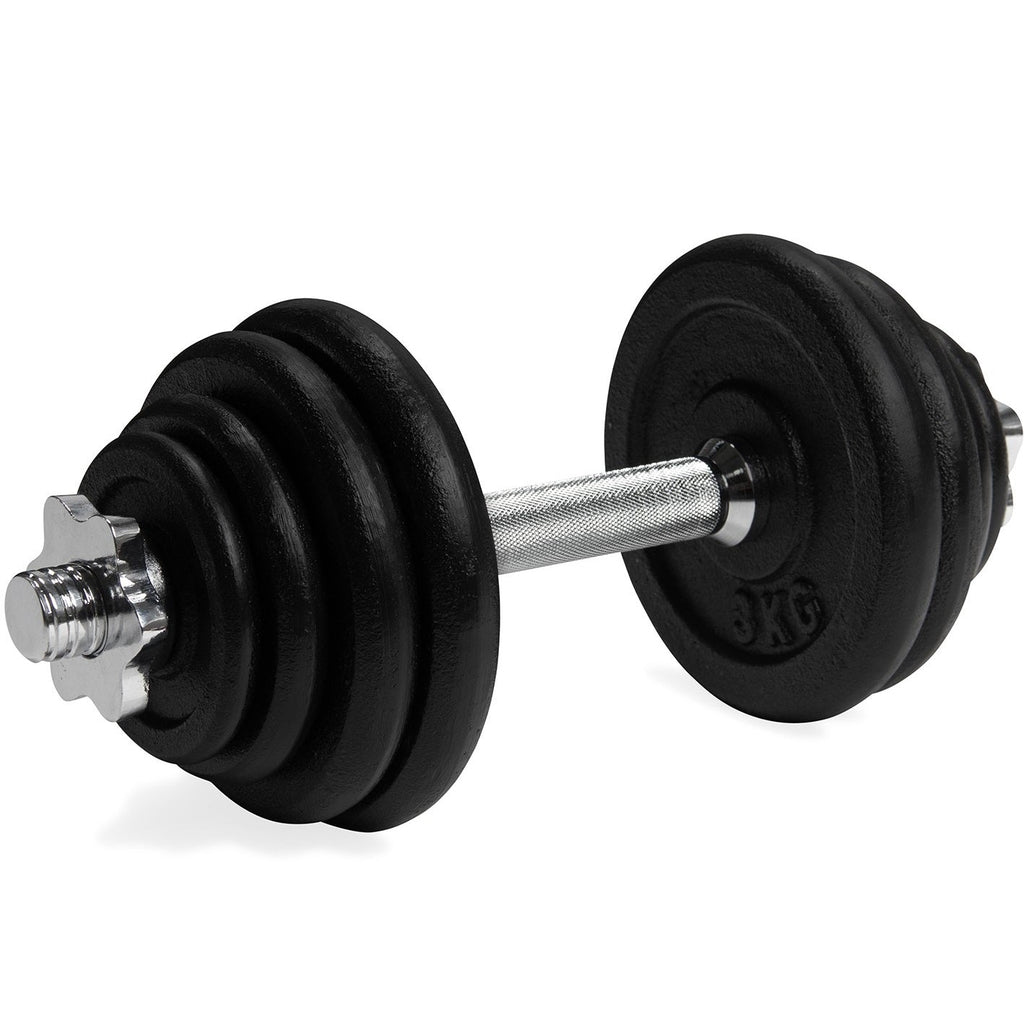 VirtuFit Verstelbare Dumbbellset Pro - Halterset - Gietijzer - 1 x 15 kg - Hoofdafbeelding