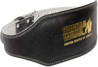 Gorilla Wear Halterriem - 6 Inch Leren Lifting Belt - Zwart/Goud - Hoofdafbeelding