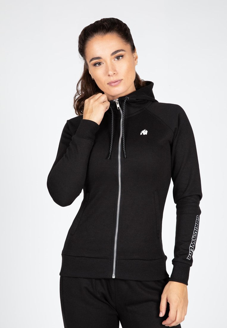 Gorilla Wear Marion Vest met Capuchon - Zwart - Hoofdafbeelding
