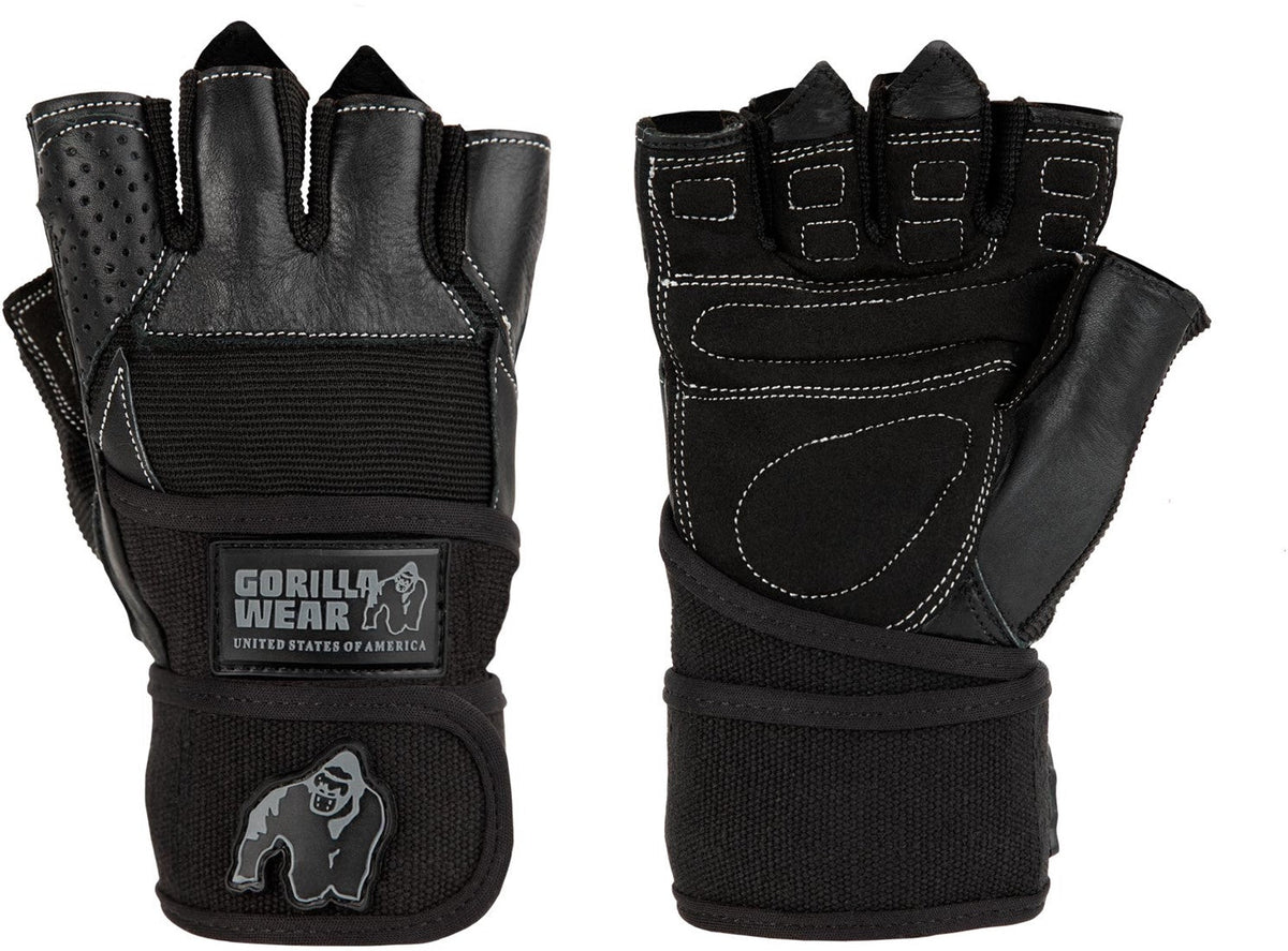 Gorilla Wear Dallas Wrist Wrap Handschoenen - Fitness Handschoenen - Zwart - Hoofdafbeelding