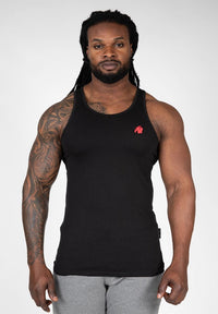 Gorilla Wear Adams Stretch Tank Top - Zwart - Hoofdafbeelding