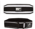 Gorilla Wear Halterriem - 4 Inch Dames Lifting Belt - Zwart/Wit - Hoofdafbeelding