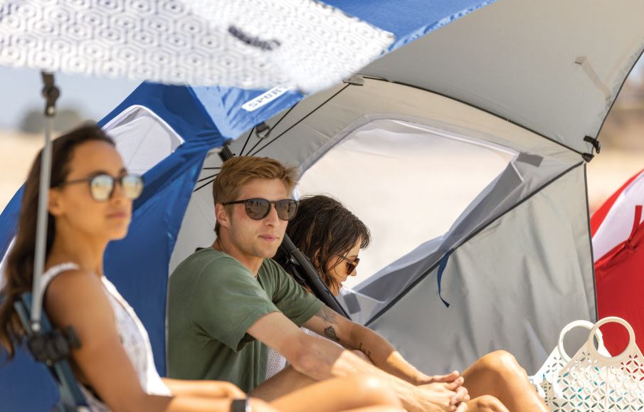 Sport-Brella Premiere Strandtent - Windscherm - Parasol - Blauw - Afbeelding 8