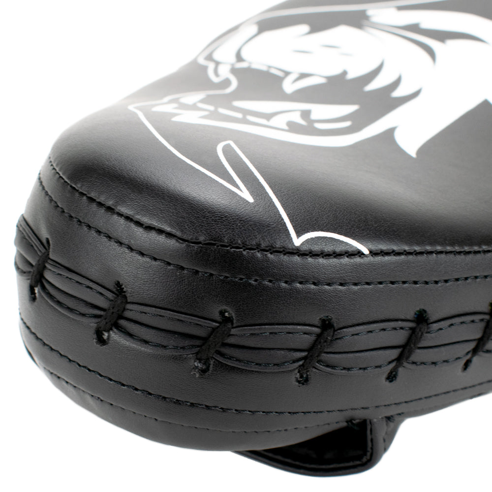 Super Pro Combat Gear Curved PU Handpads - Zwart / Wit - Afbeelding 5